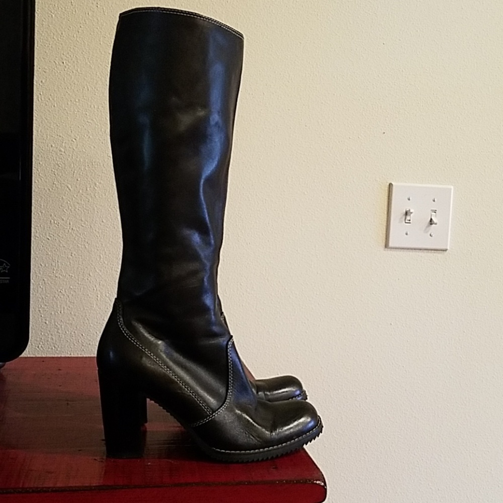 Leather Upper Boots - image 1